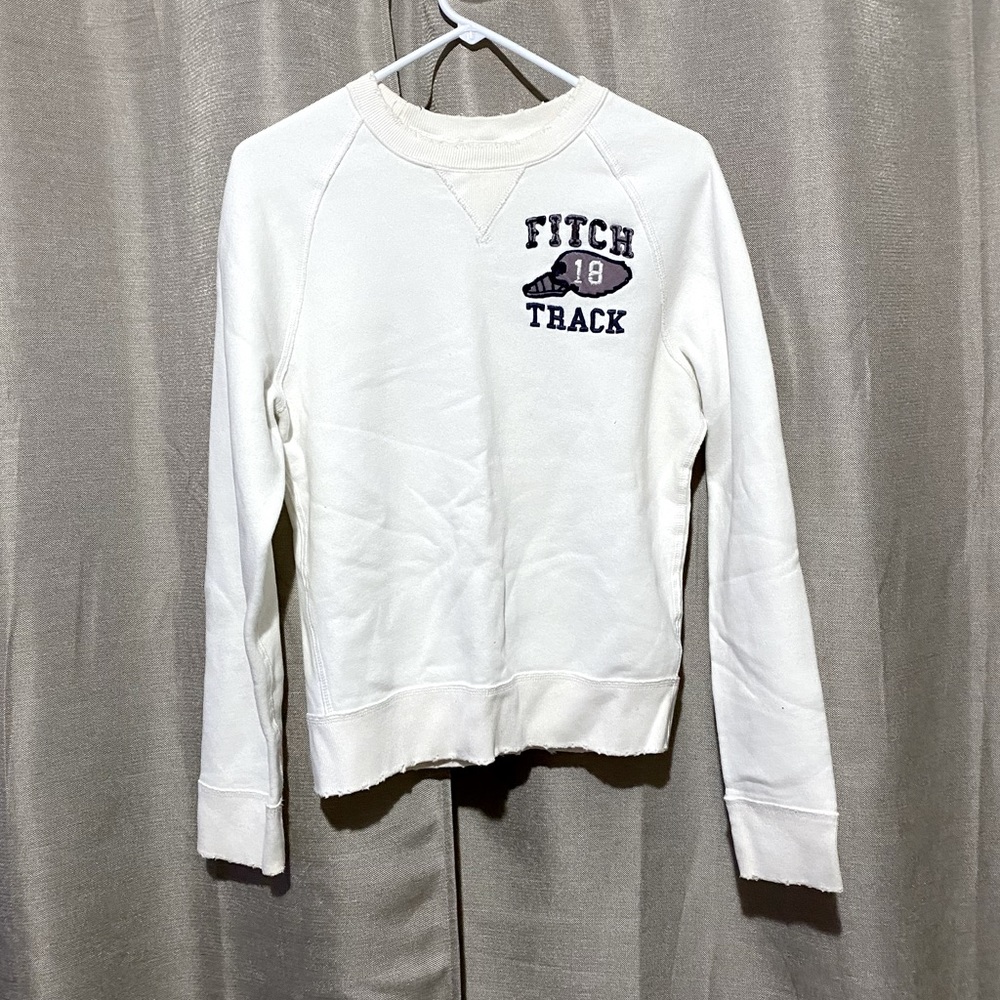 A&F thicker white sweater